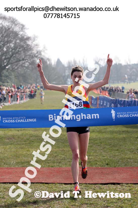 Senior womens 2016 Inter Counties Cross Country Champs. and Cross Challenge Final, Cofton Park, Birmingham. Photo: David T. Hewitson/Sports for All Pics